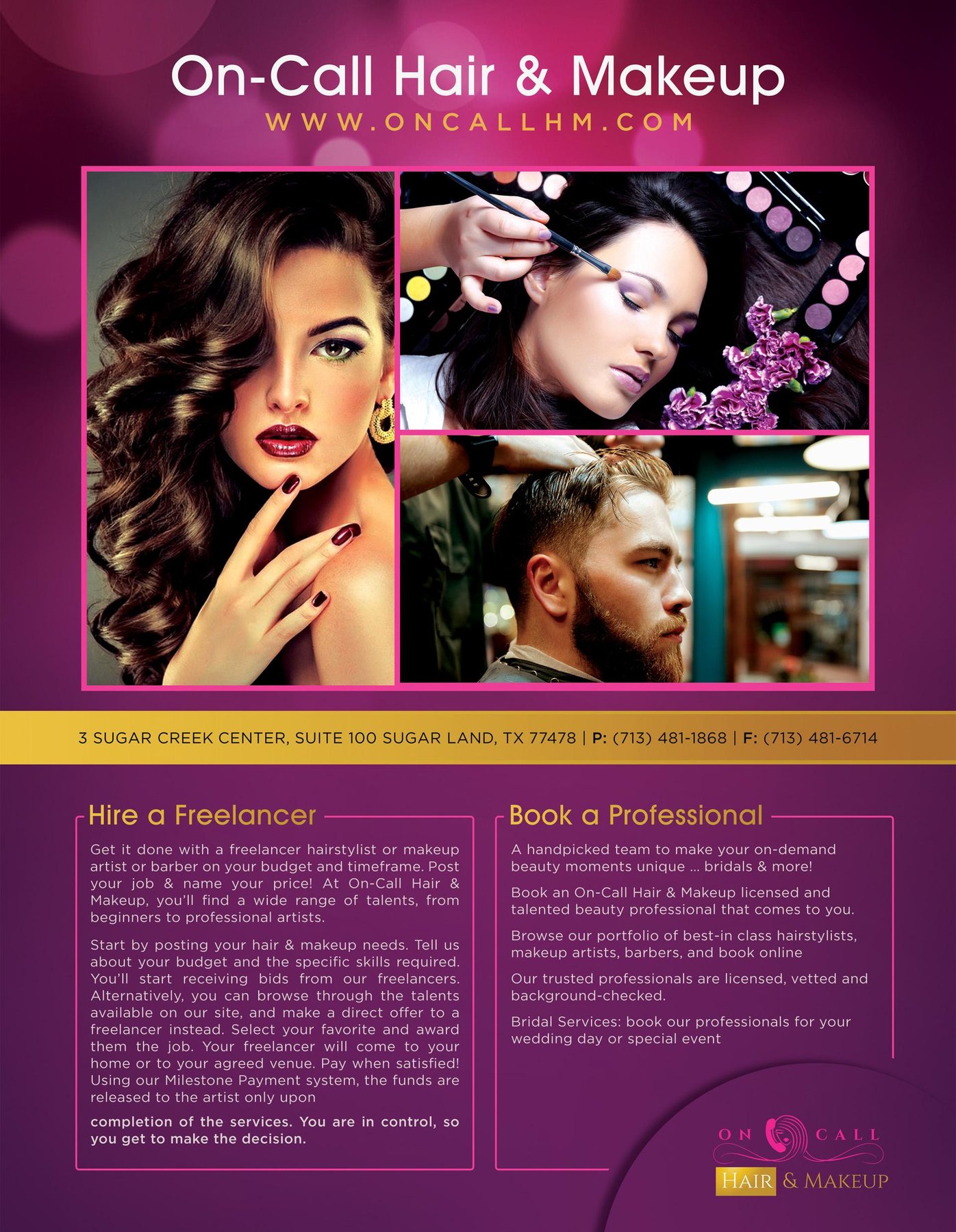 On-Call Hair & Makeup — print collection